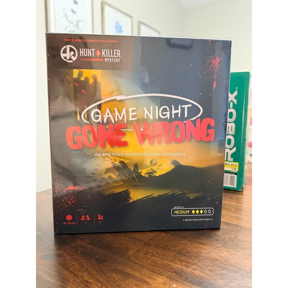 Hunt A Killer Game Night Gone Wrong Murder Mystery Board Game New‎ Sealed